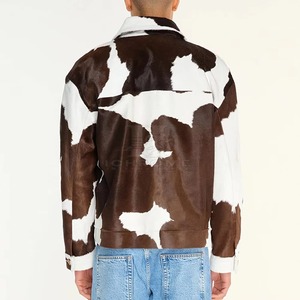 Wholesale Latest Design Men Winter <b>Jacket</b> Best Quality Top Selling Men Cowhide Leather <b>Jacket</b> For Online Sale - Product Image 4