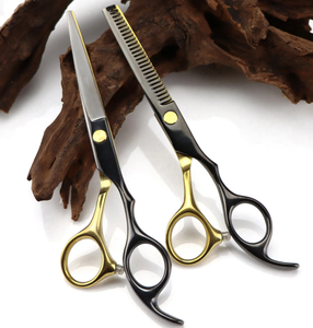 Kits de tijeras para cortar cabello, 25 juegos de tijeras de peluquería de acero inoxidable, tijeras profesionales para entresacar cabello para barberos - Product Image 4