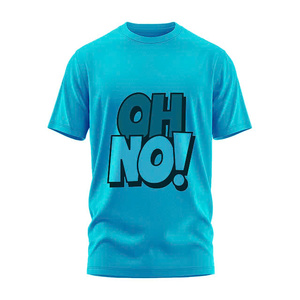 T-shirt graphique rouge OEM en gros, coton de haute qualité, col rond, manches courtes, pour hommes, femmes, unisexe, vêtements décontractés et tendance - Product Image 2