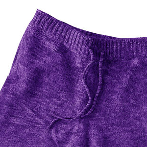 Shorts décontractés en mohair pour femme – Tricot doux, légers et confortables pour l'été, style décontracté pour la maison - Product Image 3