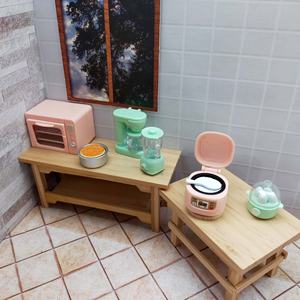 Accessoires de maison de poupée miniatures en plastique à l'échelle 1:12, électroménager pour la décoration de mini-cuisine, moulés par injection, durables, modernes - Product Image 5