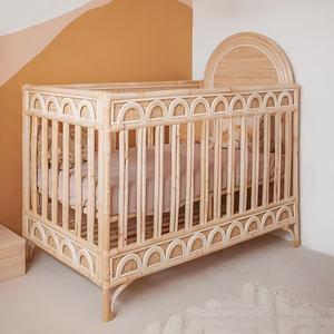 Berceaux pour bébés en rotin de qualité supérieure, fabrication en usine, berceaux naturels pour enfants - Product Image 2