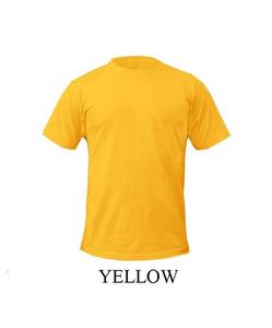 Camiseta de manga corta con cuello redondo, personalizable, en blanco, OEM, promocional, de fábrica, venta al por mayor, para imprimir camisetas, camiseta de mezcla de algodón y poliéster - Product Image 4