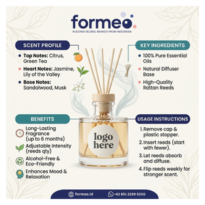Difusores de Aromas OEM con Aceites Esenciales, Fragancia Personalizable, Difusor de Aceite Natural de Larga Duración - Product Image 1