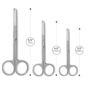Tijeras Quirúrgicas de Acero Inoxidable de Grado Alemán, Tijeras de Precisión para Retirar Suturas, Kit Quirúrgico Manual para Clínica y UCI - Product Image 5