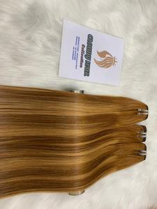 CDYHAIRVN Vente en gros de mèches de cheveux bruns couleur piano, lisses comme des baguettes, mèches de cheveux vierges vietnamiennes, extensions de cheveux humains - Product Image 3