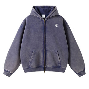 Sweats à capuche délavés à l'acide, nouveau style populaire, taille personnalisée, meilleure qualité, fabriqués au Pakistan - Product Image 1
