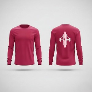 Camiseta de Manga Larga para Hombre, Cuello Redondo, 100% Algodón, Calidad Premium 2026, Estilo Holgado, Casual, Personalizable Bajo Demanda, RIVIAN ATLANTIC - Product Image 3