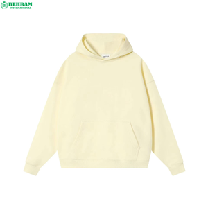 Sweat-shirt unisexe en molleton épais 100 % coton, délavé à l'acide, effet brûlé, bords bruts, personnalisé, écologique, pour l'hiver - Product Image 5