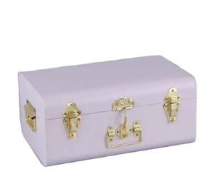 Caja de Almacenamiento Metálica Blanca y Negra para Ropa y Joyas, Caja de Almacenamiento Ligera y Resistente para Uso Doméstico con Cerradura - Product Image 3