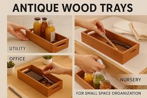 Bandeja Rectangular Decorativa de Madera con Diseño de Plantas y Asas Laterales, Estilo Escandinavo, para Servir Alimentos - Product Image 6