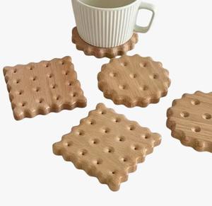 Posavasos de Madera Hechos a Mano de Diseño Clásico, Alfombrillas para Tazas de Té, 10 mm, Ecológicos, Precio al por Mayor, Vajilla Nueva de Colores para la Mesa - Product Image 2