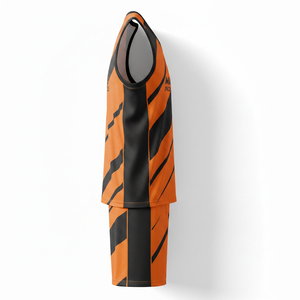 Ensemble d'uniformes de basketball sublimés haute performance, légers, à séchage rapide, pour hommes, vêtements d'entraînement de basketball, design personnalisé - Product Image 4