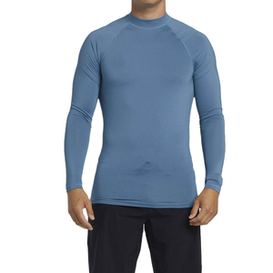 Maillot de surf à manches longues pour homme, compression, raglan, séchage rapide, entièrement sublimé, polyester-nylon - Product Image 4