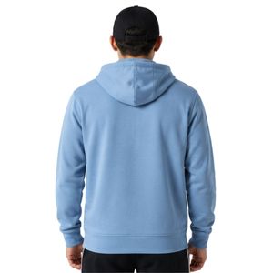 Sweat-shirt à capuche bleu clair avec fermeture éclair intégrale, cordon de serrage, manches longues et poches avant pour un usage quotidien - Product Image 2