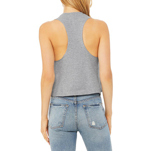 Camiseta sin mangas para mujer, mezcla de algodón y spandex, transpirable, de secado rápido, ecológica, para uso casual. - Product Image 5