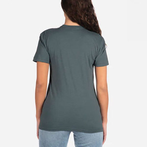 Camisetas de Algodón Peinado al por Mayor para Hombre, Camisetas Lisas de Gran Gramaje con Impresión y Bordado Personalizados, Camisetas 100% Algodón - Product Image 2