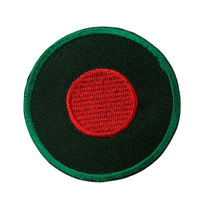 Badge brodé en feutre non tissé PVC écologique de haute qualité, patch en tissu personnalisé thermocollant pour la décoration de vêtements, logos, vestes et casquettes - Product Image 1