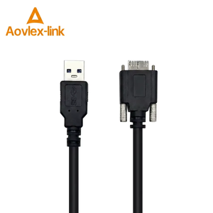 <span class=keywords><strong>Cable</strong></span> <span class=keywords><strong>USB</strong></span> <span class=keywords><strong>3.0</strong></span> de 3 Metros, Tipo A Macho a <span class=keywords><strong>Micro</strong></span> B Macho con Tornillos de Bloqueo, <span class=keywords><strong>Cable</strong></span> para Cámara Industrial - Product Image 1