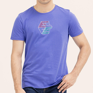 เสื้อยืดแขนสั้นผู้ชาย คอกลม ทรงปกติ ผ้าคอตตอนเจอร์ซีย์ ลำลอง ลายพิมพ์ดิจิทัล - Product Image 6