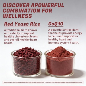 Complément alimentaire pour le soutien cardiaque OEM/ODM pour la santé cardiaque, les triglycérides, l'homocystéine avec du riz rouge fermenté et du coenzyme Q10 - Product Image 3