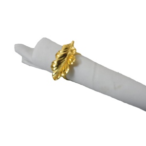 Nouveau design – Porte-serviettes en laiton doré, qualité durable, pour décoration de table de fête - Product Image 3