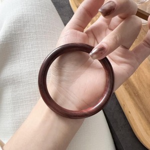 Pulseras Redondas de Madera Hechas a Mano de Alta Calidad y Ecológicas para Mujer - Regalo Festivo Moderno, Duradero, Rústico y de Lujo Orgánico - Product Image 3