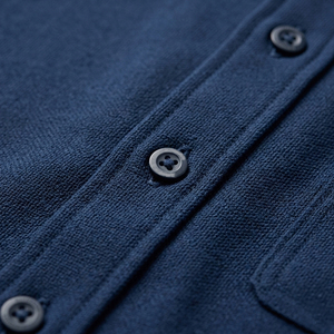 Camisas de Trabajo Técnicas Personalizadas para Hombre, Color Azul Marino, Tejido Elástico de Alto Rendimiento, Corte Ajustado, Transpirables, con Doble Bolsillo, para Primavera - Product Image 5