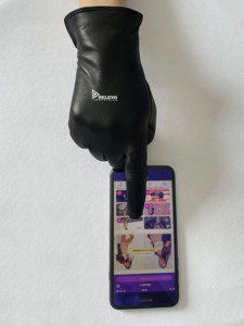 Gants d'hiver en cuir véritable pour femmes, doublure tricotée, écran tactile, confortables, fabriqués en usine BSCI - Product Image 6
