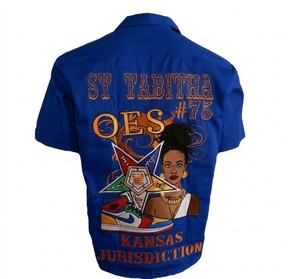 Chemise OES Apparel – Vêtements de l'Ordre de l'Étoile d'Orient – Ordre de l'Étoile d'Orient (OES) avec cette magnifique chemise OES au design élégant - Product Image 4