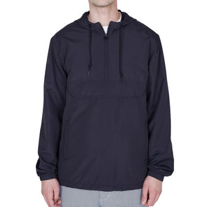 Customize New <b>Design</b> Coated Anorak Color Block Pullover Quarter Zip Stand Waterproof Wind Jacket High Quality Running Jacket - Product Image 1