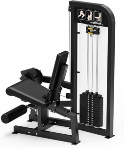 Máquina de extensión de piernas con pila de pesas de 180 lb – Equipo de gimnasio en casa de grado comercial de alta resistencia para parte inferior del cuerpo, ajustable para mayor comodidad - Product Image 1