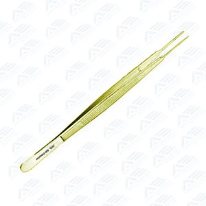 เครื่องมือแพทย์สแตนเลสคุณภาพสูง 1 x 2 ซี่ฟัน ยี่ห้อ Gerald รุ่น Tissue Forceps ขนาด 7 นิ้ว แบบโค้ง สำหรับการผ่าตัด - Product Image 6