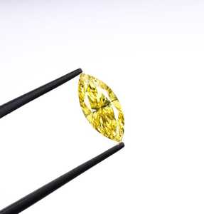Diamante Suelto Cultivado en Laboratorio con Certificación IGI, Corte Marquesa, Color Amarillo Fantasía, CVD, VVS VS, Corte Excelente para Joyería Fina - Product Image 6