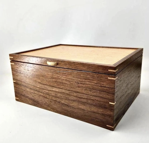 Caja de Almacenamiento de Madera de Pino Acacia Pulida con Tapa Magnética para Regalos, Joyas, Cigarros, Recuerdos, Cajas Decorativas para Guardar Objetos - Product Image 2