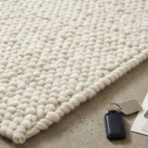 Best Selling Modern Solid Color Rectangle Area <b>Rug</b> Wool Acrylic Tufted Plush Pile Rubber Backing Living Room Use - Product Image 6