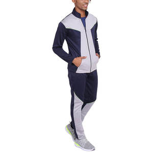 Chándal Deportivo en Oferta, con Logotipo Personalizado Impreso, 100% Algodón, Talla Grande, Ropa Deportiva para Exteriores, Traje de Calentamiento, Chaqueta Ligera con Cierre - Product Image 2