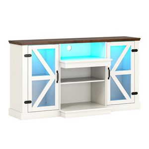 Table console multimédia de 59 pouces avec 3 étagères et 22 modes dynamiques - Product Image 2