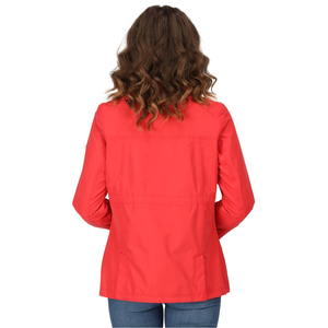 2026 New Custom Wholesale Women <b>Waterproof</b> Windbreaker <b>Jacket</b> Outdoor Hooded Raincoat Windproof Lightweight Hiking Travel <b>Red</b> - Product Image 4