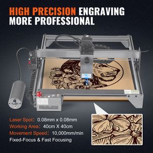 Incisore Laser M2 Brand con Potenza di Uscita 20W, Ampia Area di Lavoro 40x40 cm, Velocità di Movimento 10000mm/min, Macchina per Incisione SP Compressa - Product Image 3