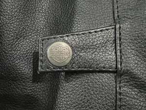 Chaqueta de Cuero Genuino Votary Negra/Gris con Logotipo Bordado Personalizado, Bordado 3D, Mangas Largas, Forro Extraíble, Protección Anti-UV - Product Image 2