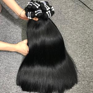 Prix usine VQ Hair Bella Super Double Double Drawn Raw Virgin Remy Straight 100% Extensions de trame de cheveux humains Silky Smooth - Product Image 5