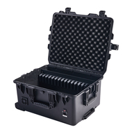 Chariot de charge intelligent F19-16C multi-USB pour tablettes et appareils mobiles, idéal pour les bureaux, les écoles, les hôpitaux et l'équipement éducatif