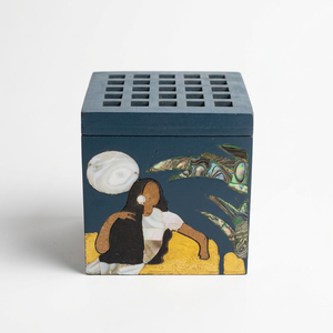 Handmade Custom OEM ODM Pictorial <b>Mother</b> of Pearl Inlay Incense Burner DECORYUG - Product Image 1