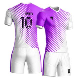 Kit de entrenamiento de camiseta de fútbol para hombre de poliéster 100% de alta calidad, diseño personalizado Original de fábrica, nueva alta calidad en venta - Product Image 4
