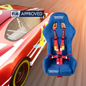 Arnés de Seguridad para Carreras TBRACING, Homologado por la FIA 8853 2016, Marca OEM, Diseño Seguro con Velcro en el Hombro, Fábrica Profesional - Product Image 1