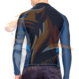 Round Neck Long Sleeve Sublimated <b>Compression</b> <b>Shirts</b> Wholesale Men's Quick Dry Fitness <b>Compression</b> <b>Shirts</b> - Product Image 2