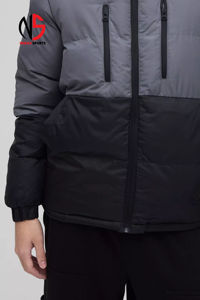 Chaqueta Acolchada con Cierre para Hombre, Personalizada con Logotipo, Tejido Transpirable de Secado Rápido, Chaqueta Casual de Invierno - Product Image 5