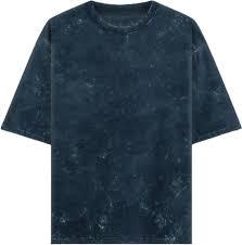 Boxy Fit Mens Heavy Jersey <b>Tshirt</b> With Acid Wash Distressed Retro Print Streetwear Fashion Top - Product Image 3