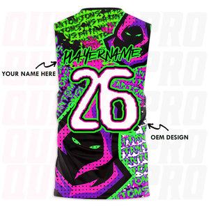 <b>Compression</b> 7v7 Custom Flag Football Jerseys Sublimation Fully Customize Any Logo Name Color 7v7 Sports Football Jersey - Product Image 3